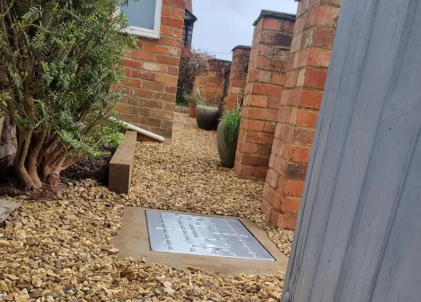 Front Garden Transformation with Decorative Stone